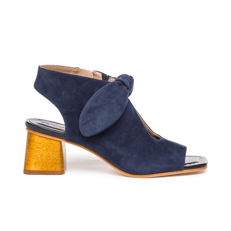 Navy 2024 suede sandals