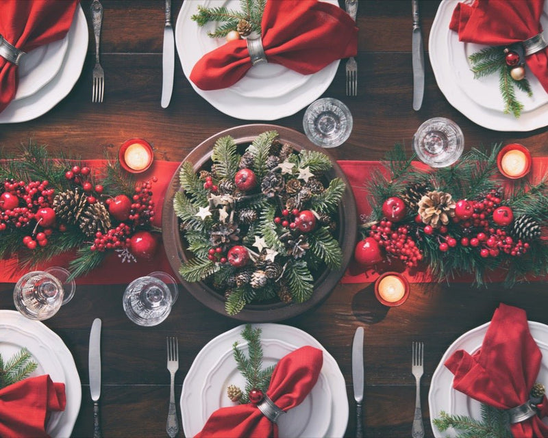 Christmas place settings 