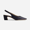 Ariella Slingback Pump - Dark Navy Antique Calf 