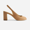 Adell Peep-Toe Slingback - Dune Kid Suede