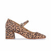 Ancona Mary Jane Heel - Sand Cheetah Kid Suede 