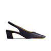 Ariella Slingback Pump - Dark Navy Antique Calf 