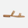 Arta Buckle Sandal - Dune Glove Leather