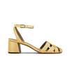 Atlas Caged Pump - Gold Metallic Antique Calf 