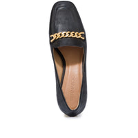 Avery Chain Heeled Loafer