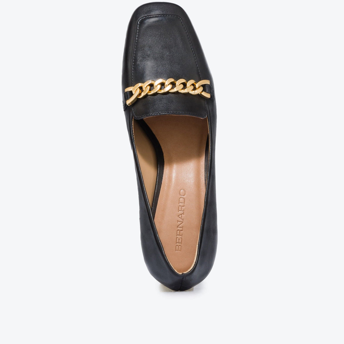 Avery Chain Heeled Loafer