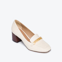 Avery Chain Heeled Loafer