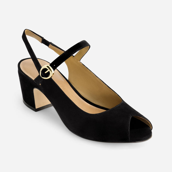 Bailen Mary Jane Peep-Toe Heel