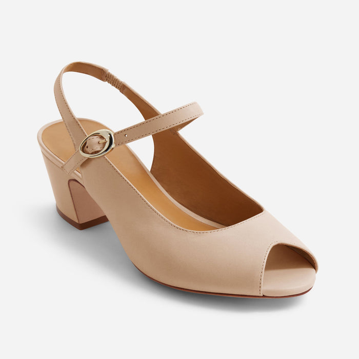 Bailen Mary Jane Peep-Toe Heel