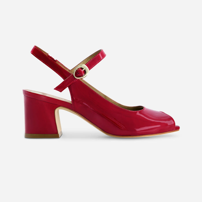 Bailen Mary Jane Peep-Toe Heel