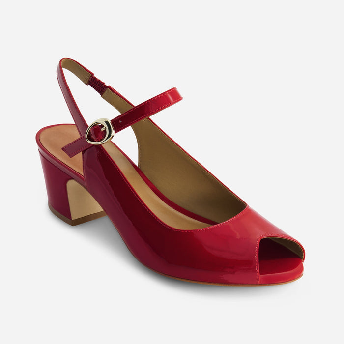Bailen Mary Jane Peep-Toe Heel