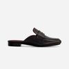 Balda Loafer Mule - Black Glove Leather