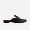 Balda Loafer Mule - Black Glove Leather