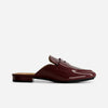 Balda Loafer Mule - Bordeaux Soft Patent