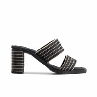 Bari Stripe Heel Sandal