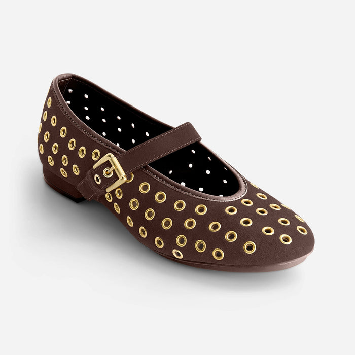 Borden Grommet Ballet Flat
