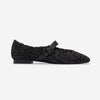 Borden Raffia Ballet Flat - Black Raffia / Black Glove Leather