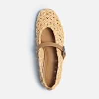 Borden Raffia Ballet Flat