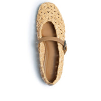 Borden Raffia Ballet Flat
