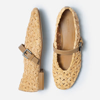 Borden Raffia Ballet Flat