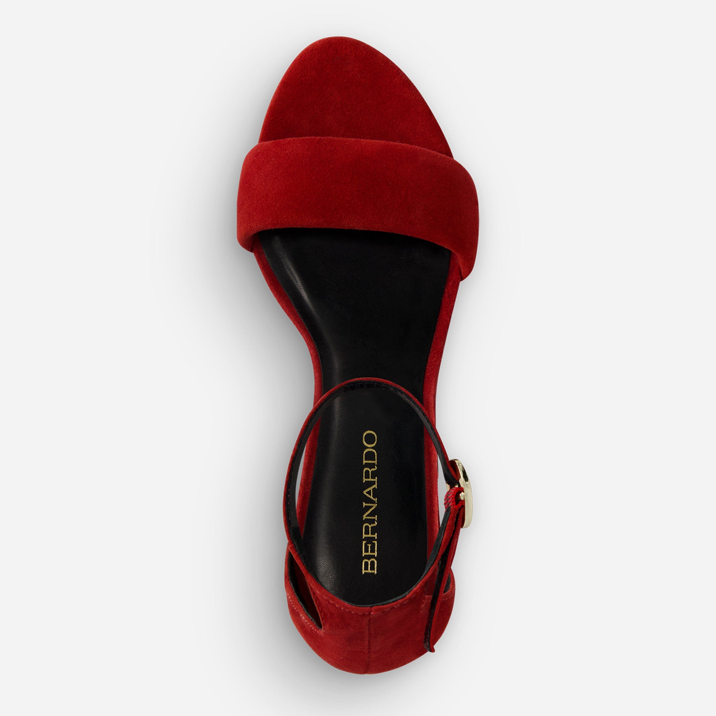 Bowie Heeled Sandal in Dark Red I Bernardo1946 – Bernardo 1946