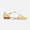 Brighton Fisherman T-Strap Sandal - Vanilla Glove Leather