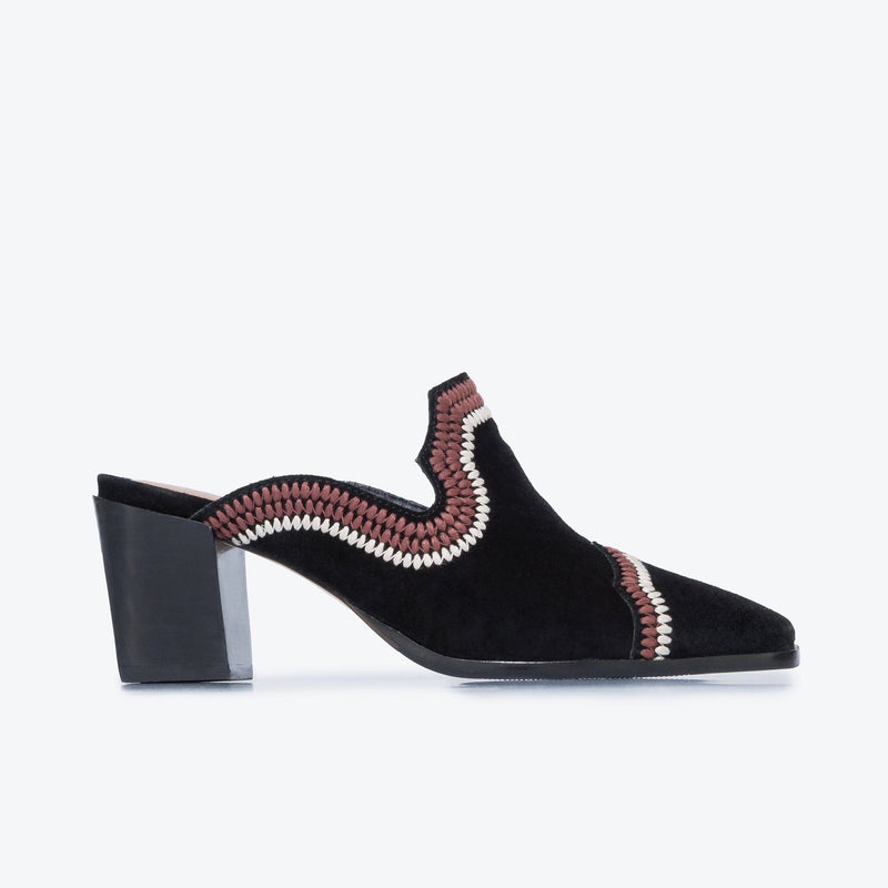 Brooklyn Embroidered Mule