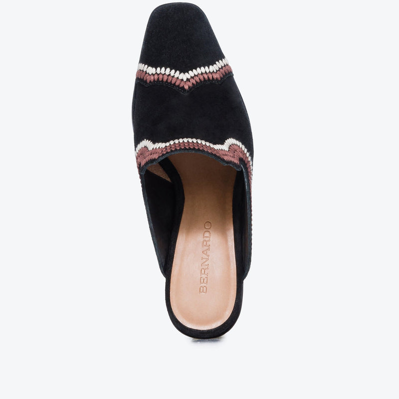 Brooklyn Embroidered Mule