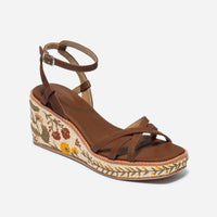 Cairo Raffia Wedge