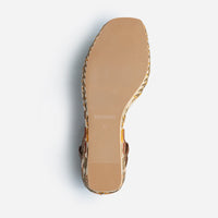 Cairo Raffia Wedge
