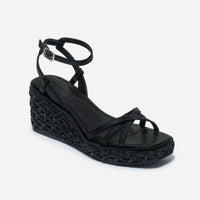 Cairo Raffia Wedge
