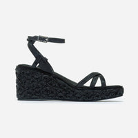 Cairo Raffia Wedge