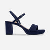 Canto Platform Sandal - Dark Navy Kid Suede