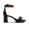 Carla Platform Sandal - Black Antique Calf