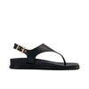 Concord Thong Sandal - Black Antique Calf