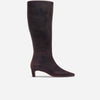 Eliza Knee-High Boot - Dark Chocolate Vintage Effect Leather