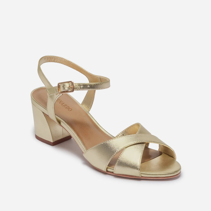 Ginni Mid Heel Sandal