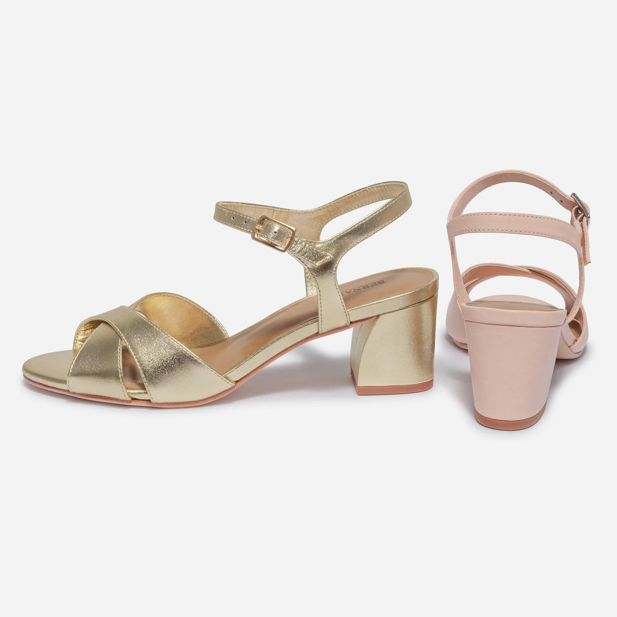 Ginni Mid Heel Sandal