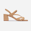 Gyoda Mid Heel Sandal - Dune Glove Leather