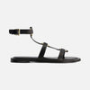Hera Gladiator Sandal - Black Antique Calf