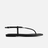 Hercu Thong Sandal - Black Antique Calf