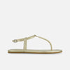 Hercu Thong Sandal - Champagne Metallic Antique Calf