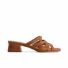 Jacin Low Heel Sandal - Luggage Antique Calf