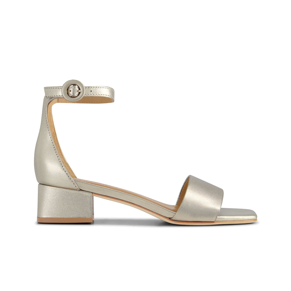 Jalena Low Heel Sandal