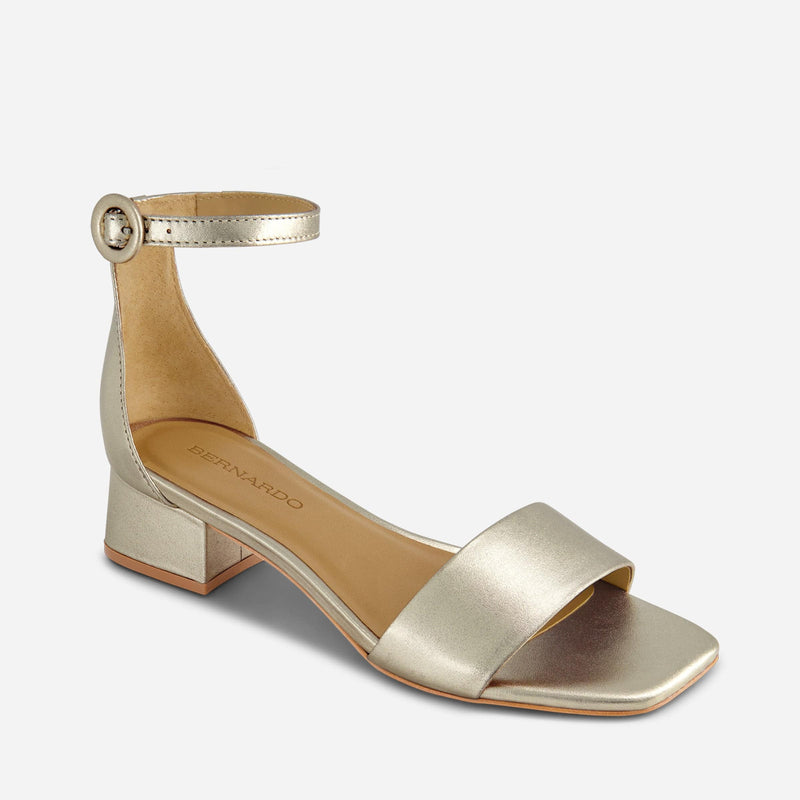 Jalena Low Heel Sandal