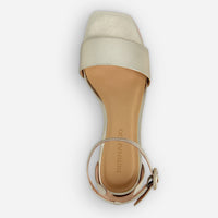 Jalena Low Heel Sandal