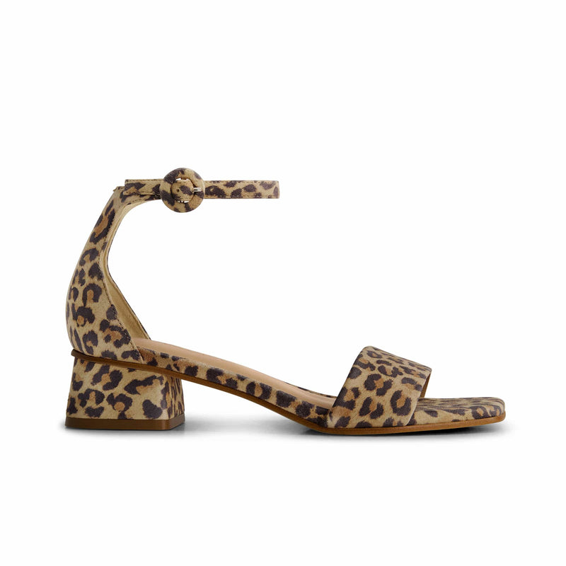 Jalena Low Heel Sandal