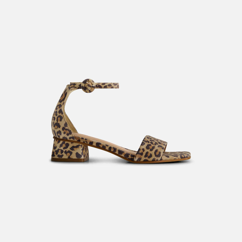 Jalena Low Heel Sandal