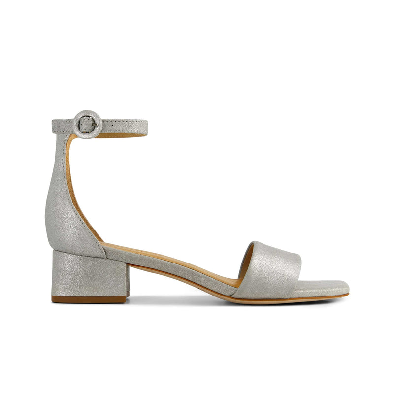 Jalena Low Heel Sandal