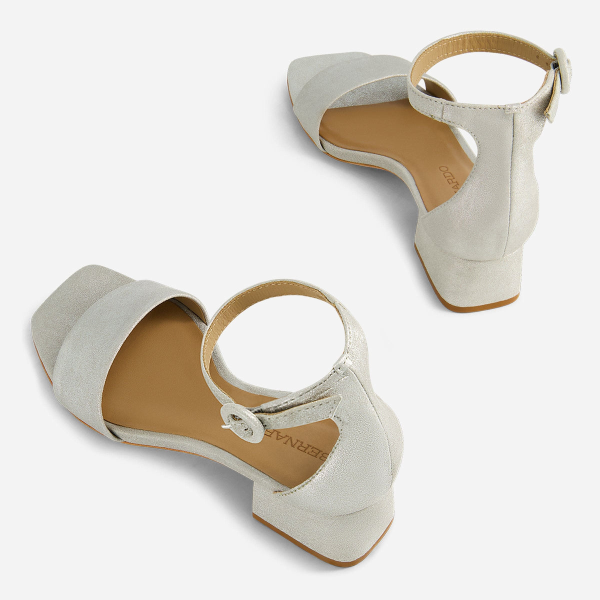 Jalena Low Heel Sandal